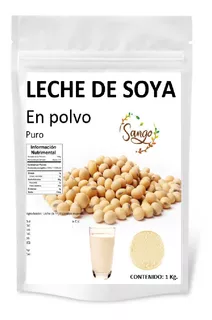 1 Kg De Leche De Soya En Polvo, Vegana Y Sin Azucar